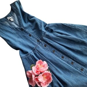 Denim Blue Sleeveless Dress